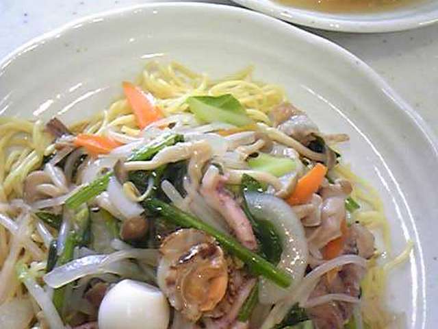 ウエイパーで簡単★海鮮あんかけ焼きそば